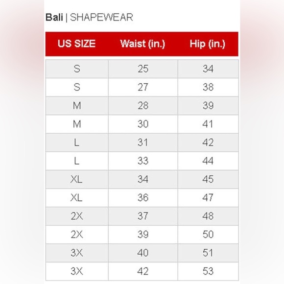 NWT Bali Lace 'N Smooth Body Shaper Size 40C - Picture 7 of 7